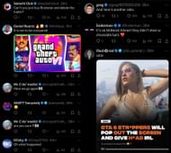 Fans react to Rockstar Games ratio-ing MrBeast on X (Image via X)